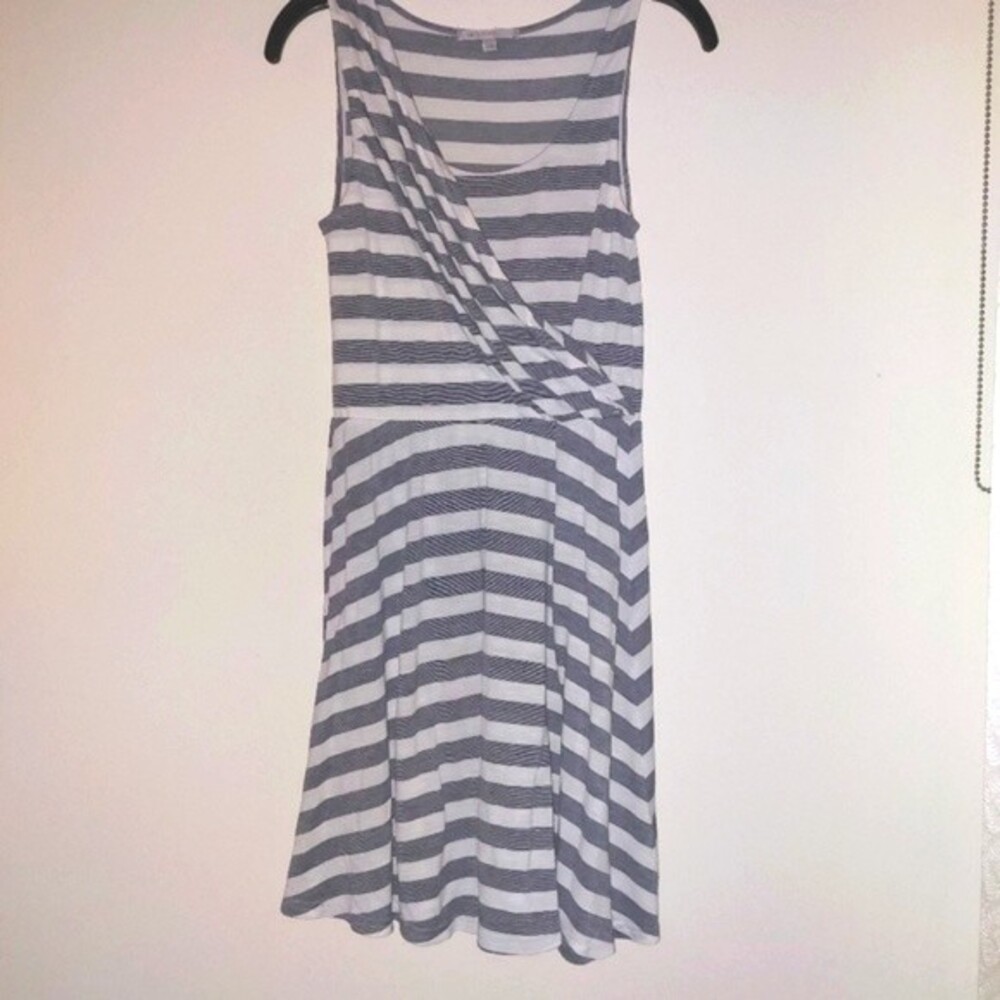 Gap Asymmetrical Sundress White/Dark Gray Size XS - Picture 4 of 10